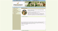 Desktop Screenshot of africanalpacas.co.za